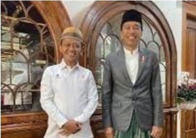 Bahlil Lahadalia Lebaran ke Jokowi (Foto: Tempo) 