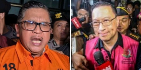 Hasto Kristiyanto dan Tom Lembong (Kolase Foto: HATIPENA) 